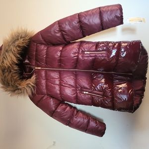 NWT Michael Kors Big Girls Shiny Puffer Jacket